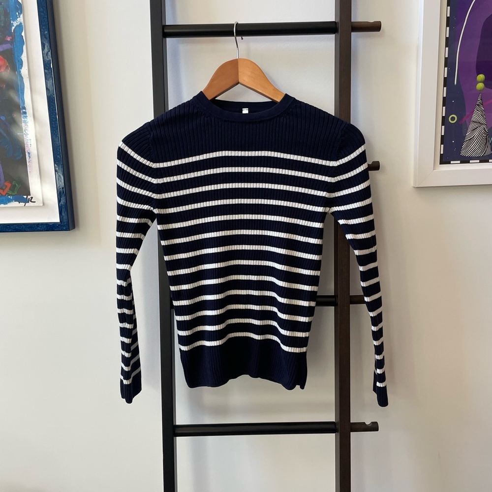 Muji Striped Knit Sweater